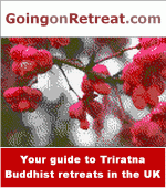 Link to Going on Retreat.com - a combined calendar for all the Triratna Buddhist Community's retreat centres in the UK