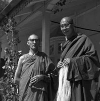 Sangharakshita with the Dalai Lama in India in the 1960's