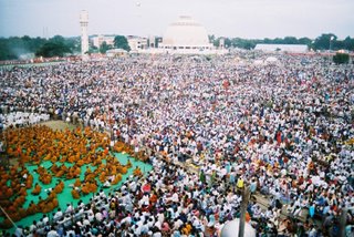 A glimpse of the massive Nagpur crowds at the anniversary of Dr. Ambedkar's conversion