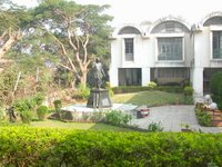 The gardens of the Mahavihara, TBMSG's largest centre in Pune