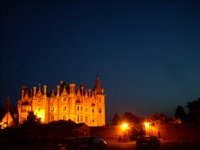 Taplow Court at night