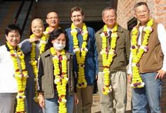 Visiting Taiwanese Buddhists with Lokamitra