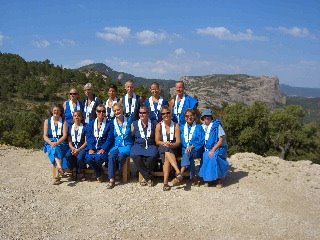 Ordinations at Akasavana -  a group photo from the first ordination retreat in 2007